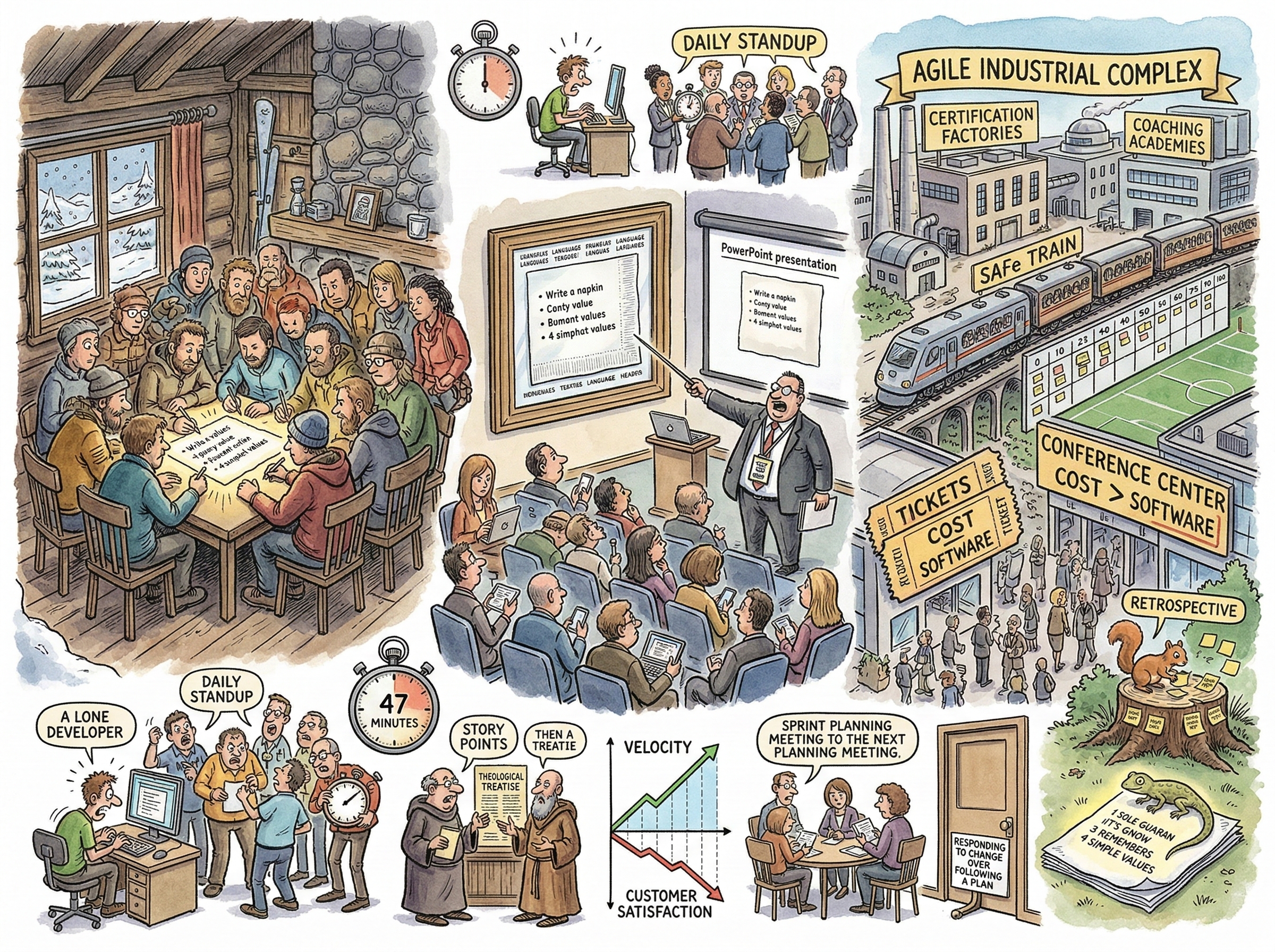 Agile illustration