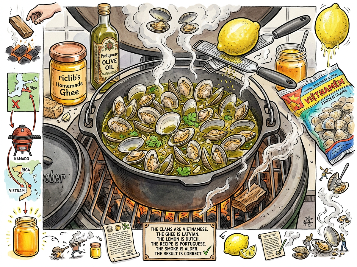 Amêijoas à Bulhão Pato illustration