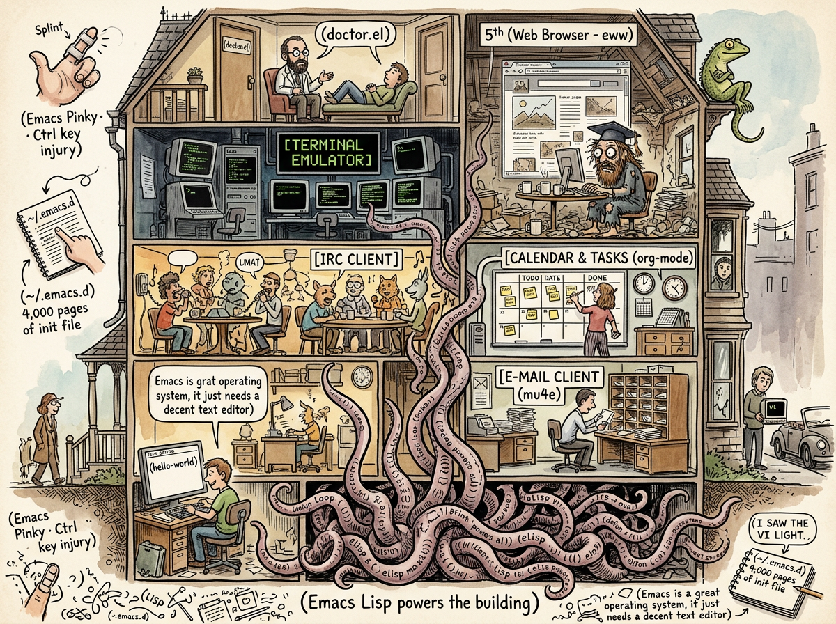 Emacs illustration
