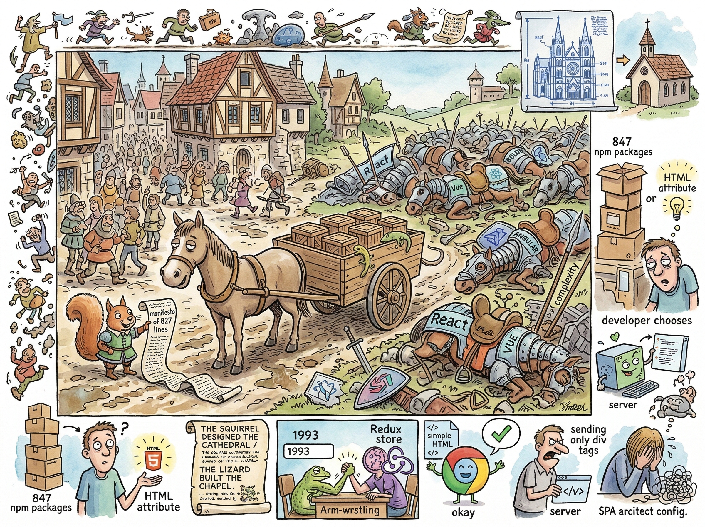 HTMX illustration