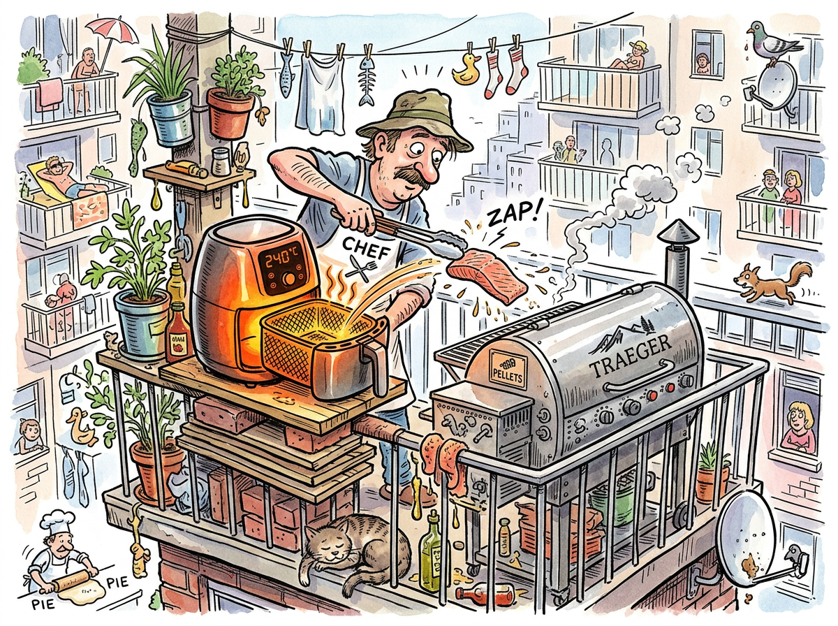 The Ninja Woodfire illustration