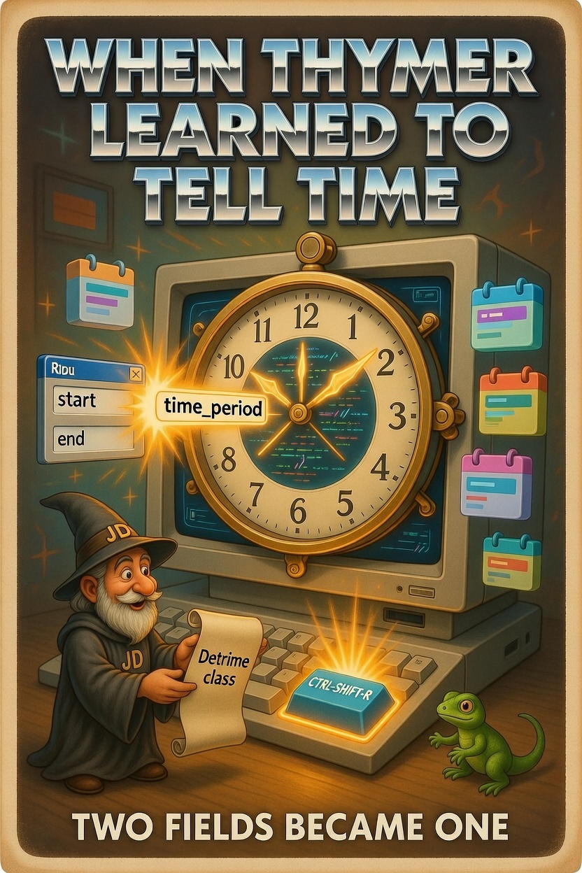 When Thymer Learned to Tell Time