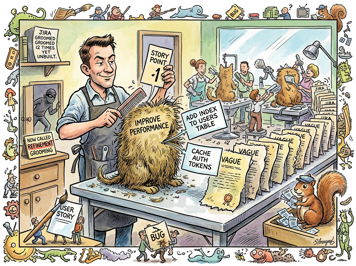 Grooming illustration