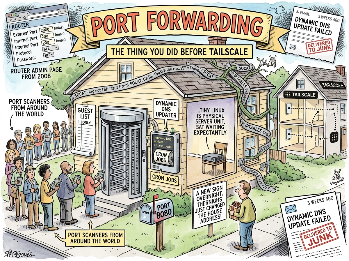 Port Forwarding illustration