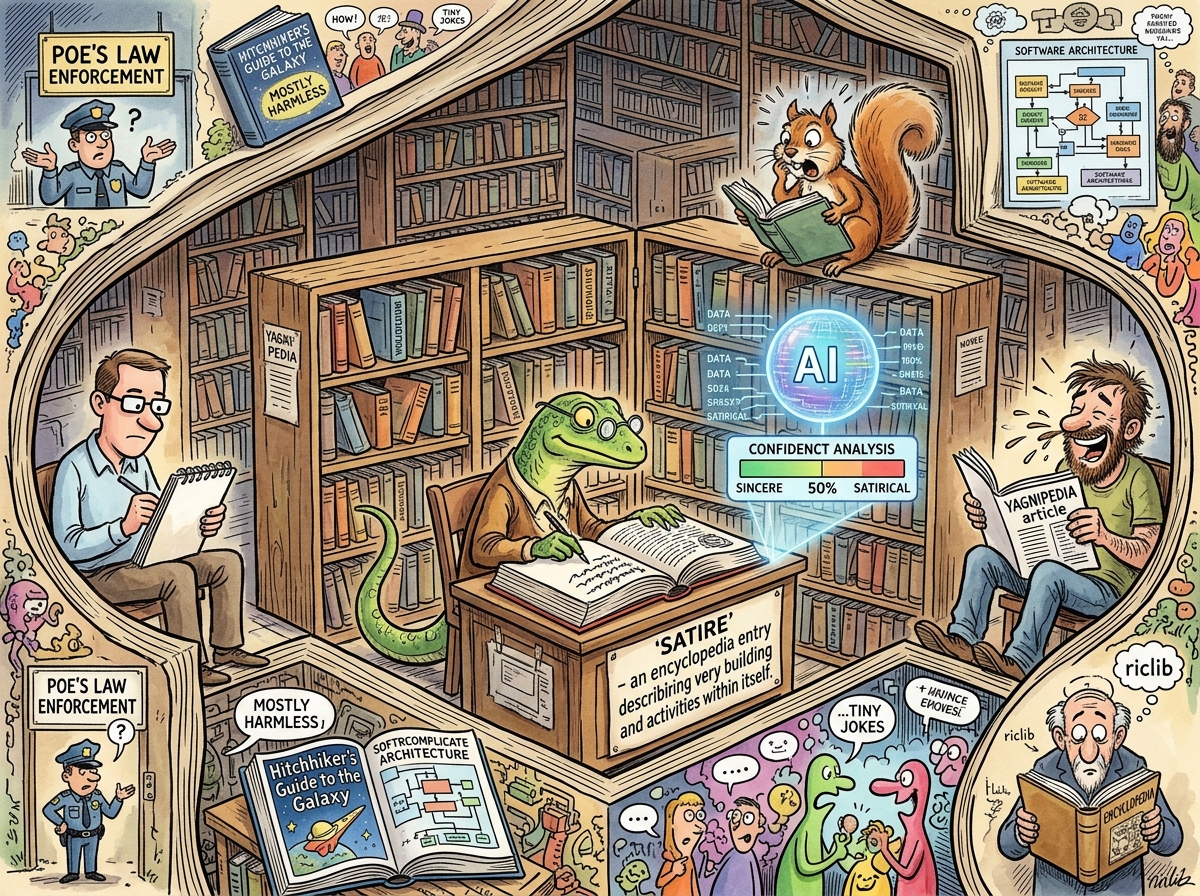 Satire illustration