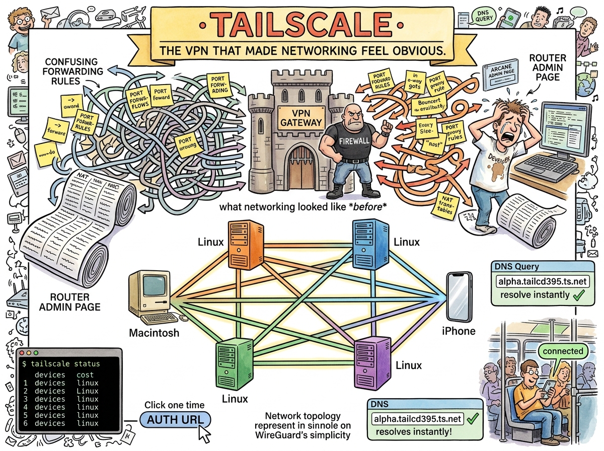Tailscale illustration