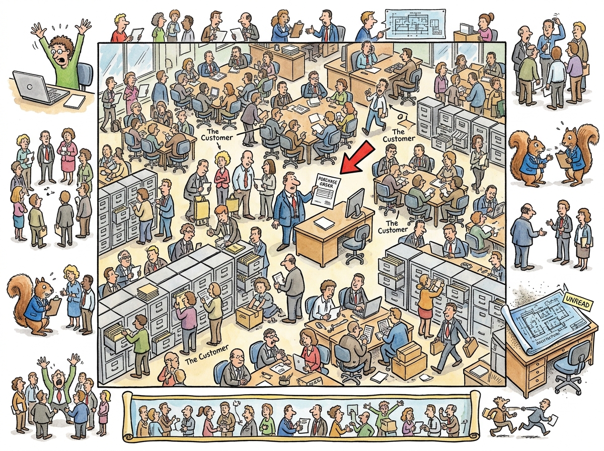 The Customer illustration