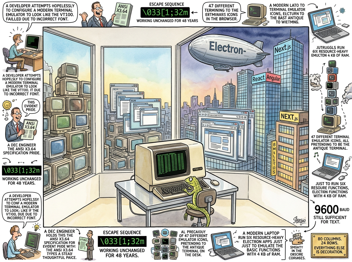 VT100 illustration