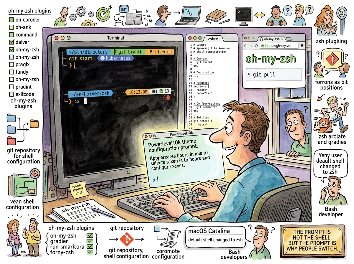 zsh illustration